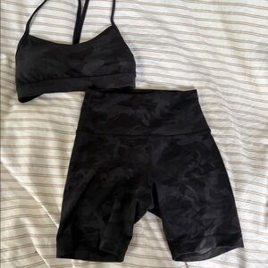 Lululemon Bra and Short Set